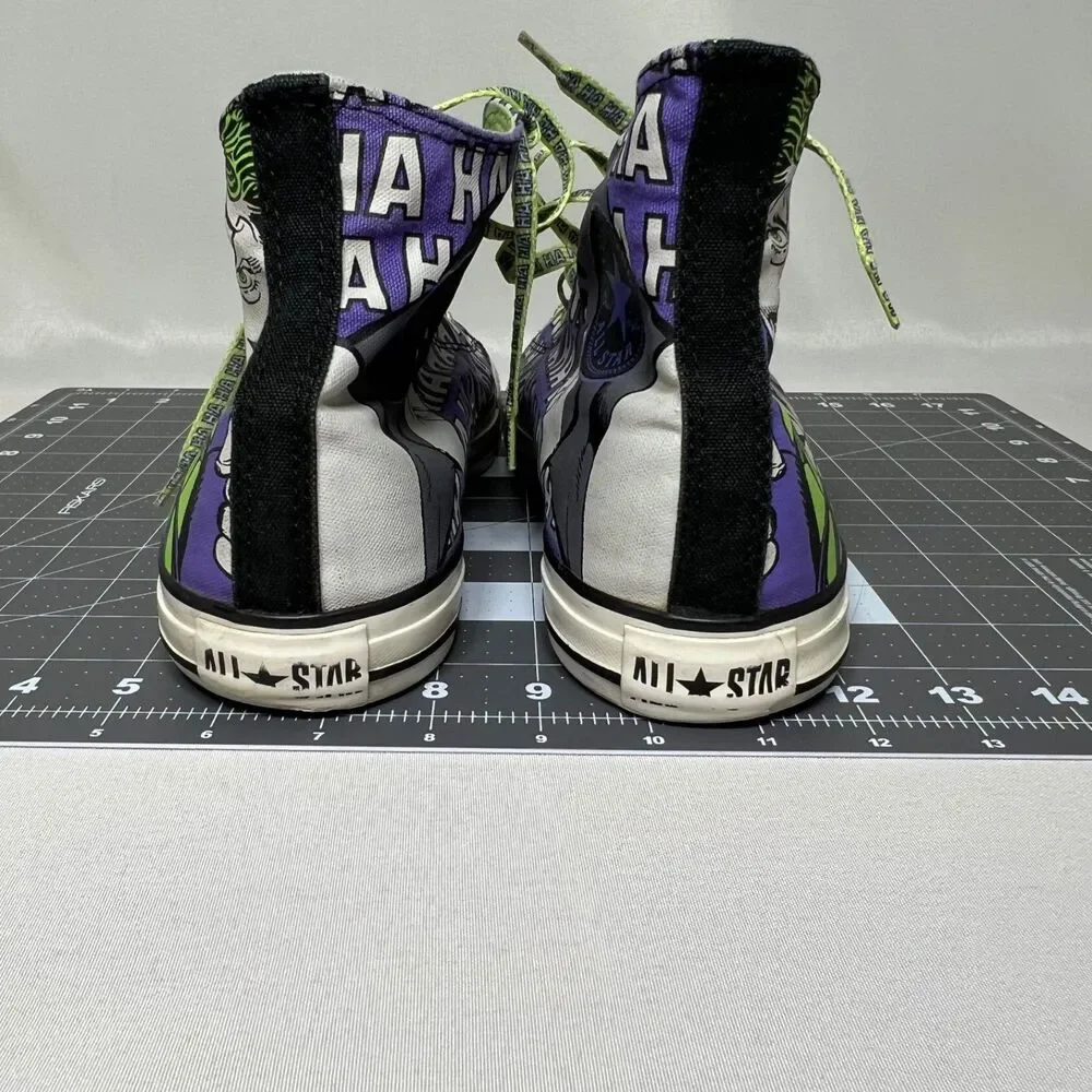 Converse Chuck Taylor Joker High Top Sneakers Batman DC Comics Men 10 Women 12